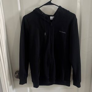 Columbia Classic Black Zip-Up Hoodie